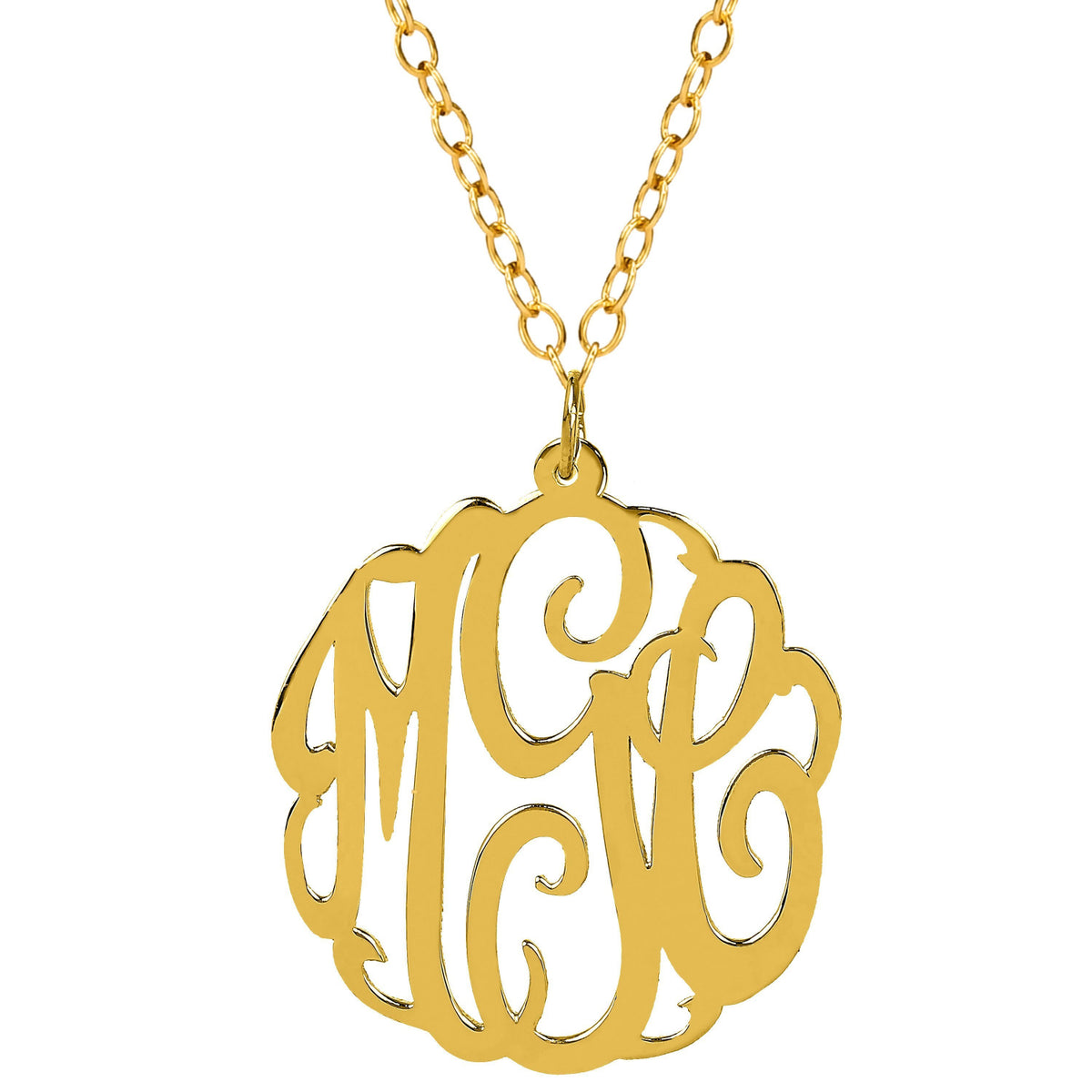 Script Monogram Pendant