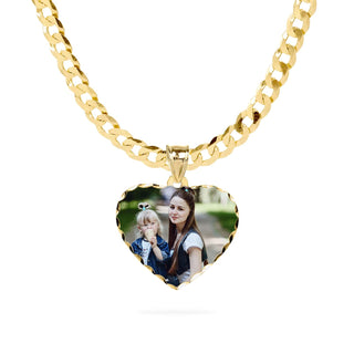 Heart Shaped Portrait Pendant