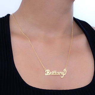 Brittany Name Necklace