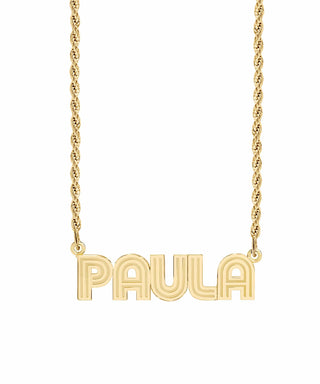Personalized Name necklace "Paula"