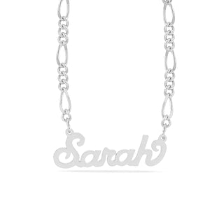 Personalized Name necklace with  Satin Finish "Sarah"